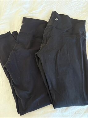 lululemon athletica Black High-Waist Leggings Duo